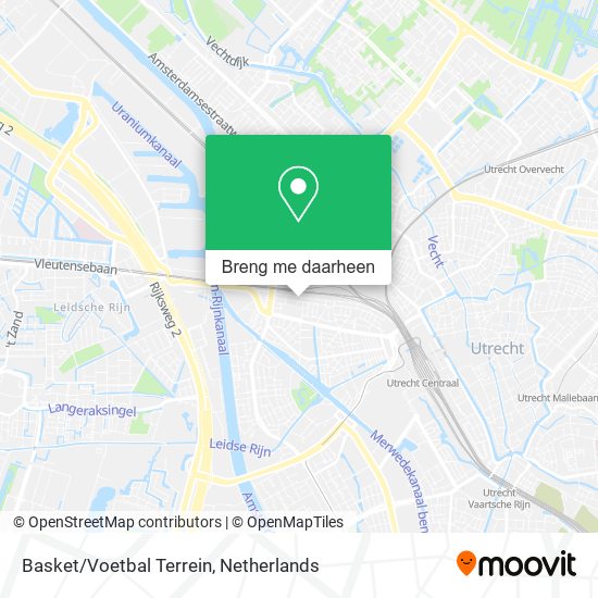 Basket/Voetbal Terrein kaart