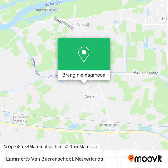 Lammerts Van Buerenschool kaart