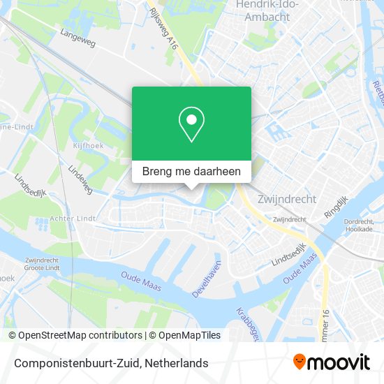 Componistenbuurt-Zuid kaart