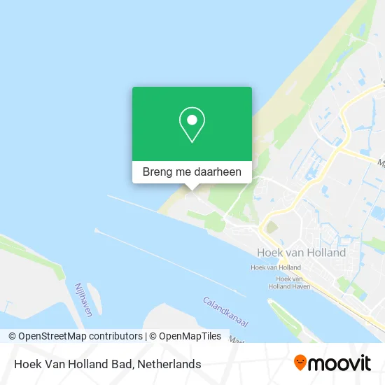 Hoek Van Holland Bad kaart