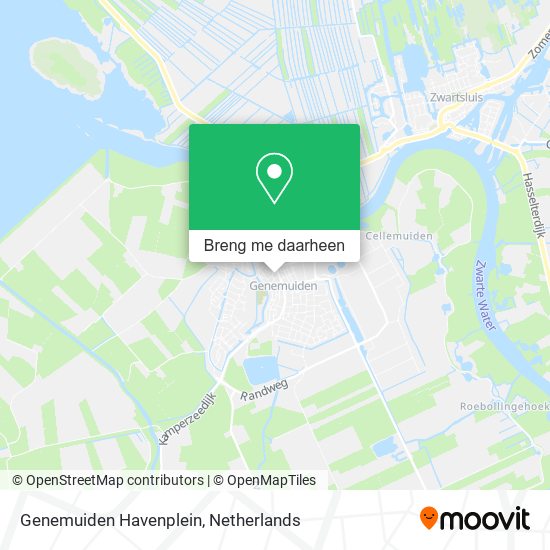 Genemuiden Havenplein kaart