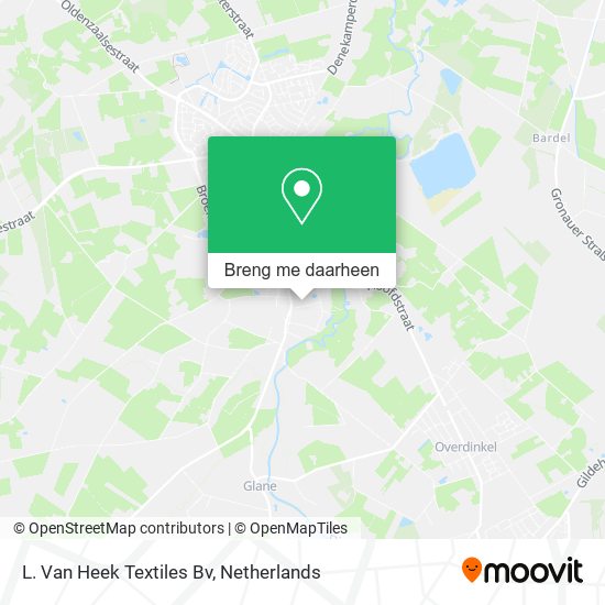 L. Van Heek Textiles Bv kaart