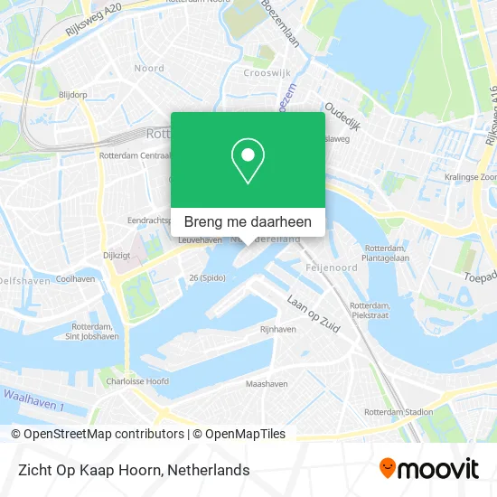 Zicht Op Kaap Hoorn kaart