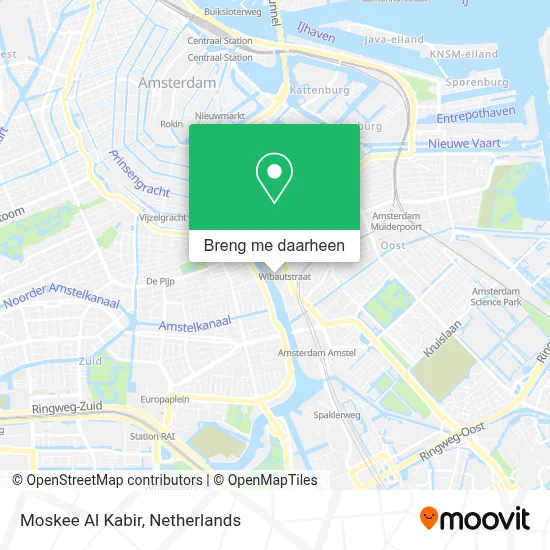 Moskee Al Kabir kaart