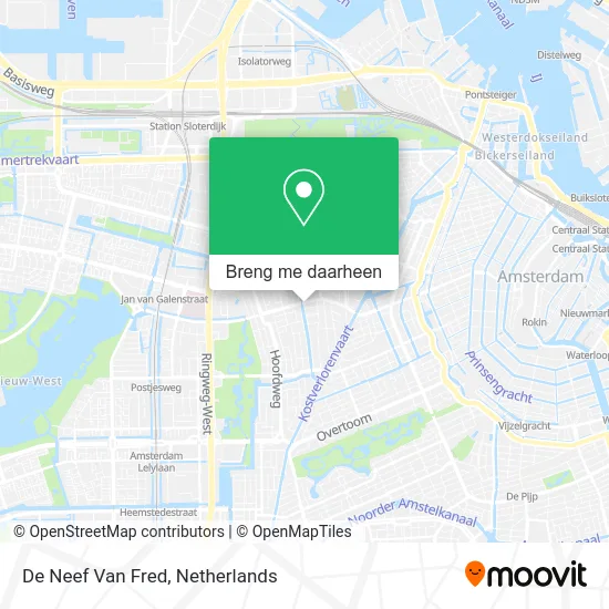 De Neef Van Fred kaart