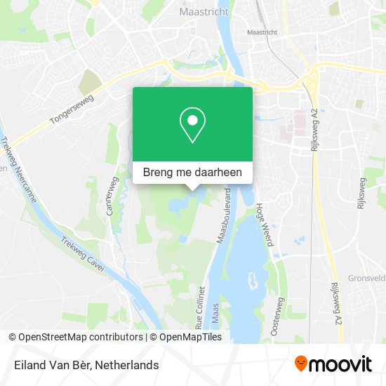 Eiland Van Bèr kaart