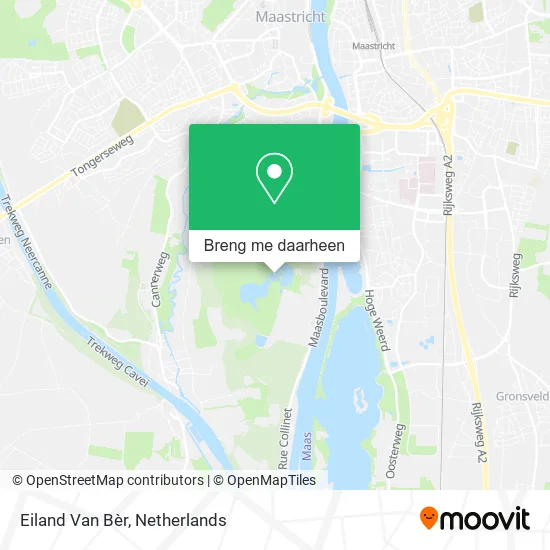 Eiland Van Bèr kaart