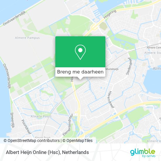 Albert Heijn Online (Hsc) kaart