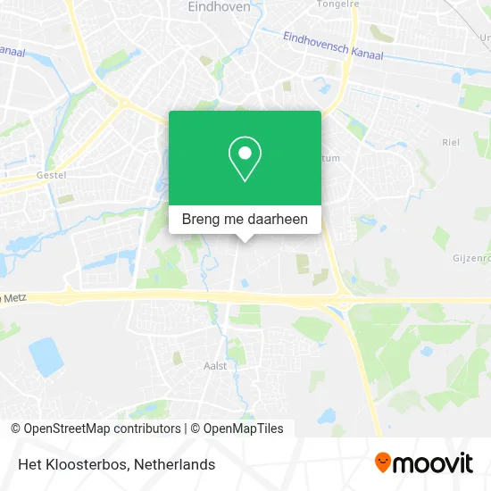 Het Kloosterbos kaart