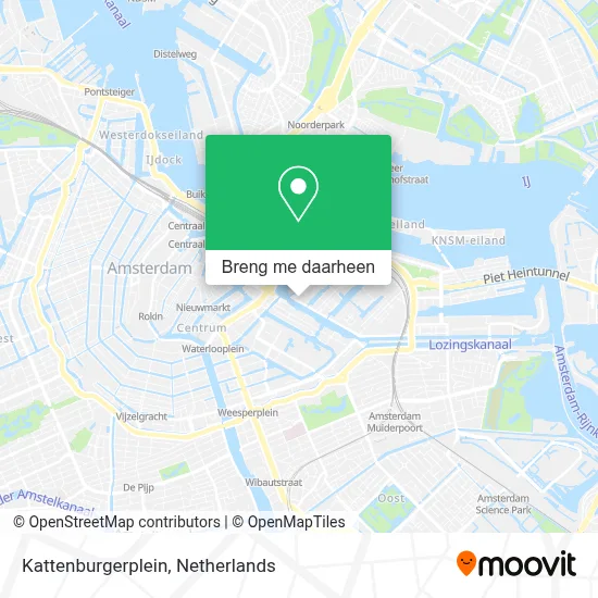 Kattenburgerplein kaart