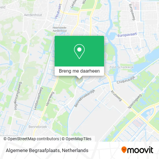 Algemene Begraafplaats kaart