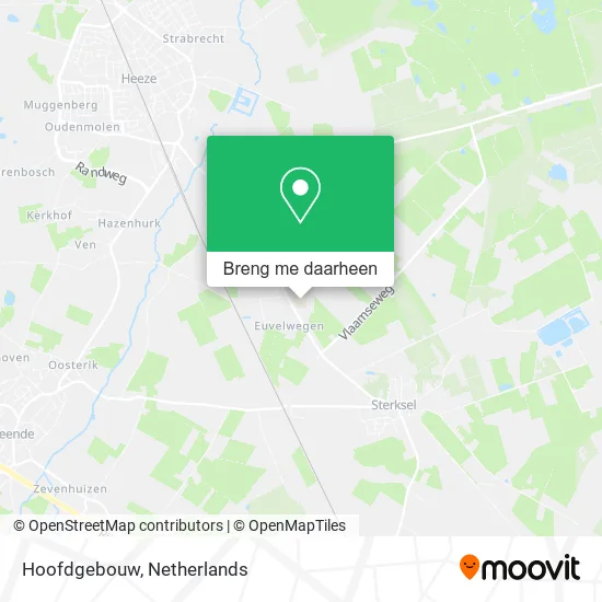 Hoofdgebouw kaart