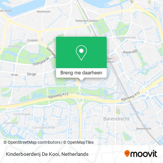 Kinderboerderij De Kooi kaart