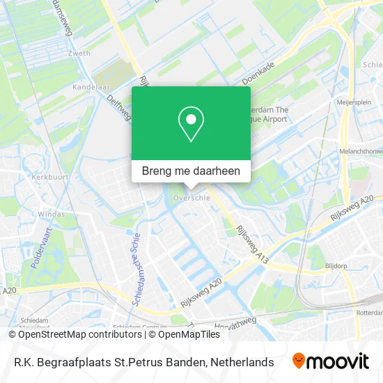 R.K. Begraafplaats St.Petrus Banden kaart