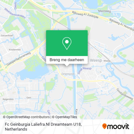 Fc Geinburgia Laliefra.Nl Dreamteam U18 kaart