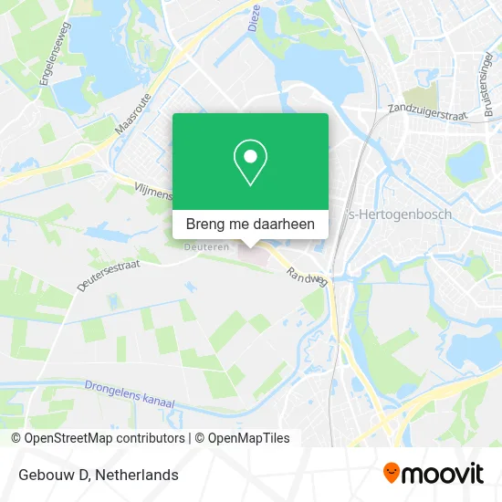 Gebouw D kaart