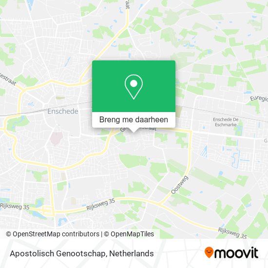 Apostolisch Genootschap kaart