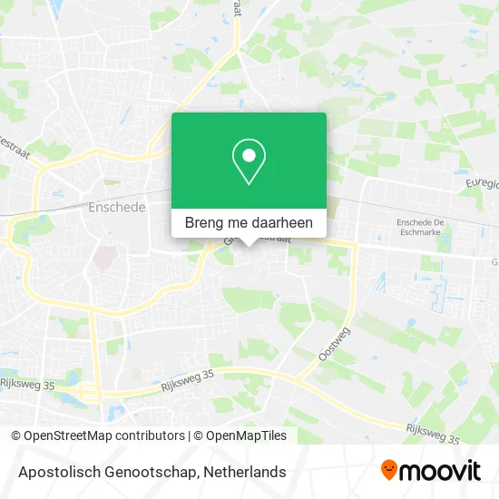 Apostolisch Genootschap kaart