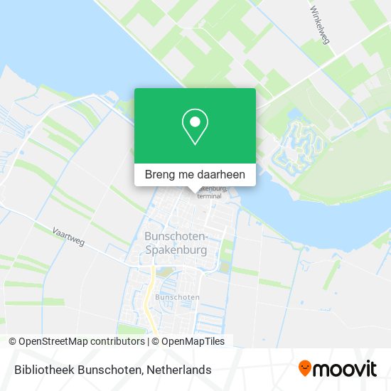 Bibliotheek Bunschoten kaart