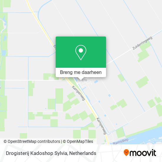 Drogisterij Kadoshop Sylvia kaart