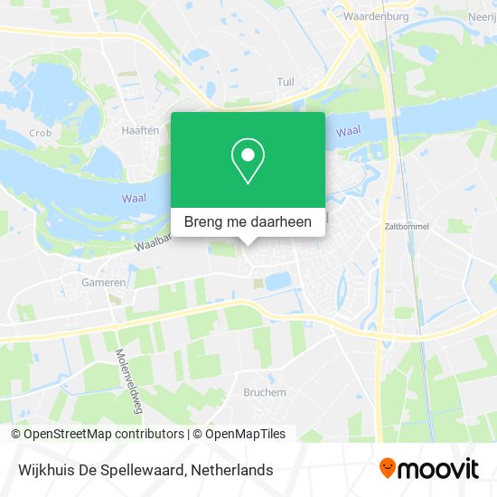 Wijkhuis De Spellewaard kaart