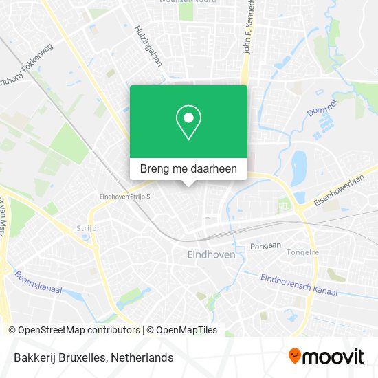 Bakkerij Bruxelles kaart