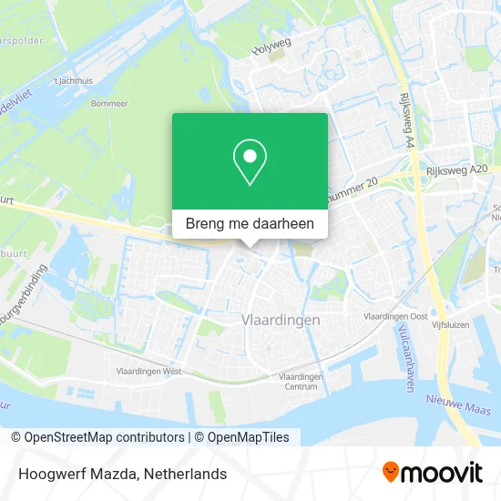 Hoogwerf Mazda kaart