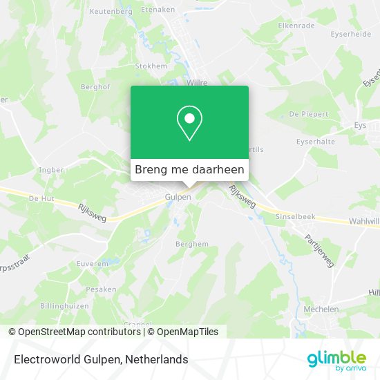 Electroworld Gulpen kaart