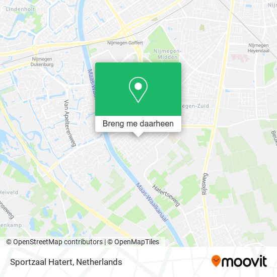 Sportzaal Hatert kaart