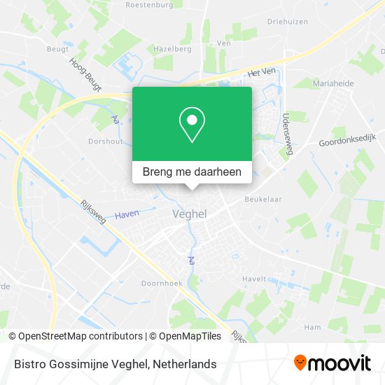 Bistro Gossimijne Veghel kaart