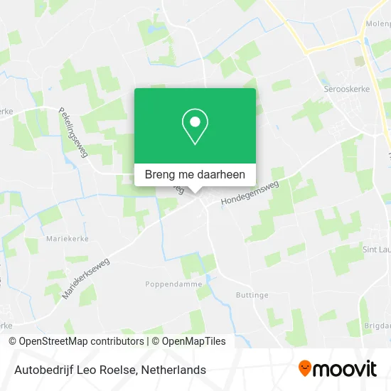 Autobedrijf Leo Roelse kaart
