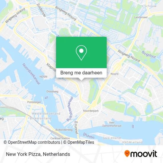 New York Pizza kaart