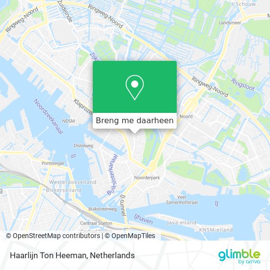 Haarlijn Ton Heeman kaart