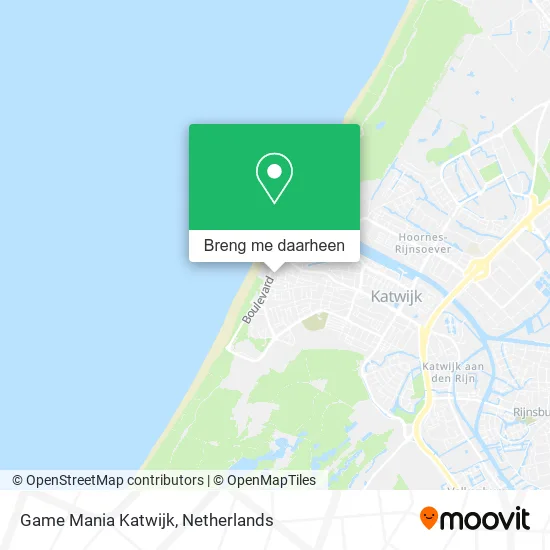 Game Mania Katwijk kaart