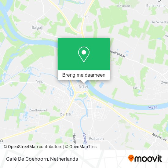 Café De Coehoorn kaart