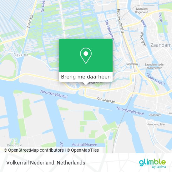 Volkerrail Nederland kaart