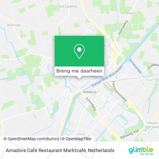 Amadore Café Restaurant Marktcafé kaart