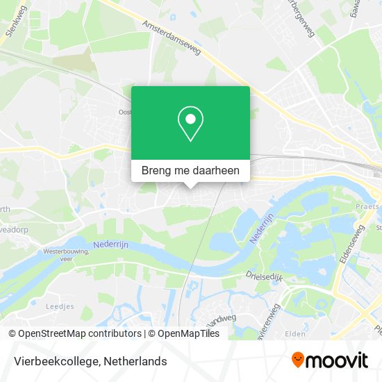 Vierbeekcollege kaart