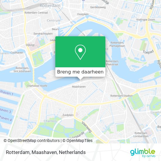 Rotterdam, Maashaven kaart