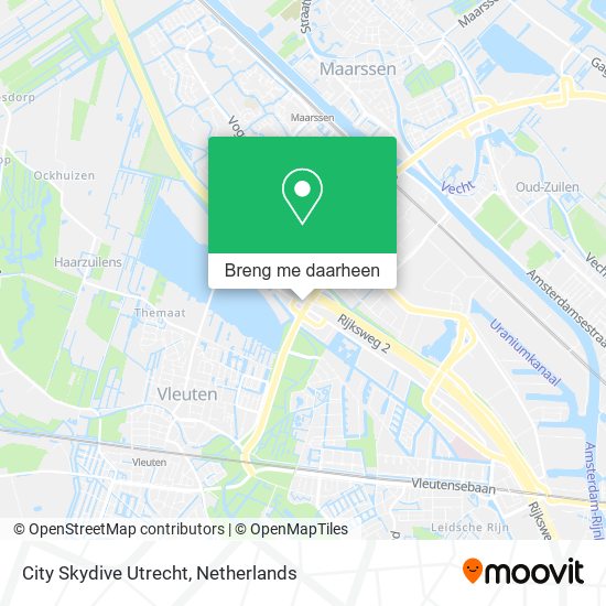 City Skydive Utrecht kaart