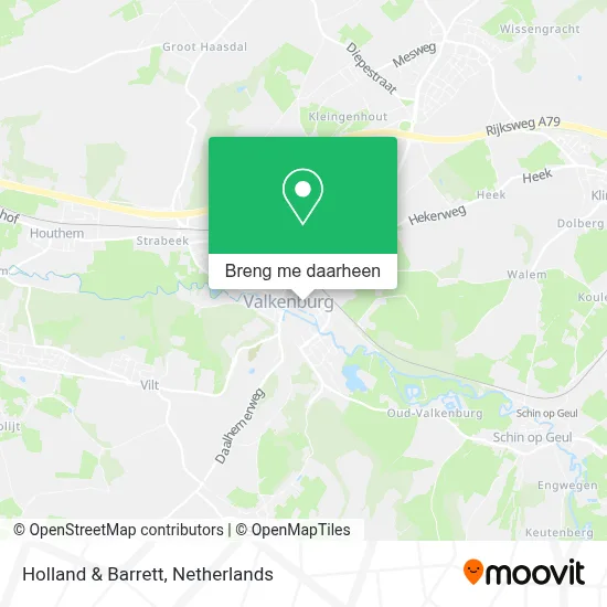 Holland & Barrett kaart