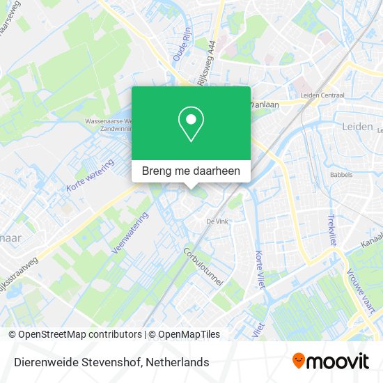 Dierenweide Stevenshof kaart