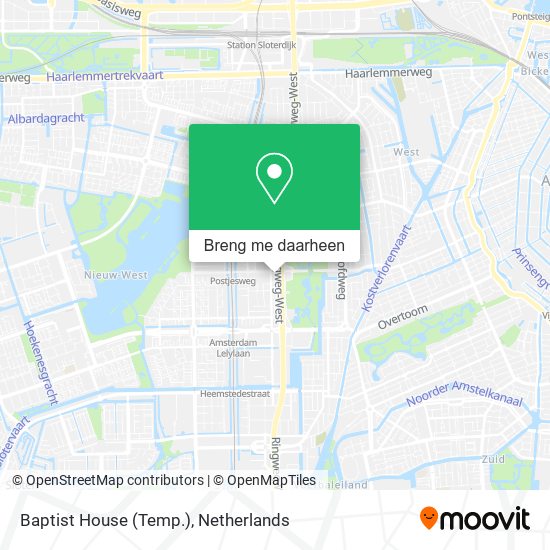 Baptist House (Temp.) kaart