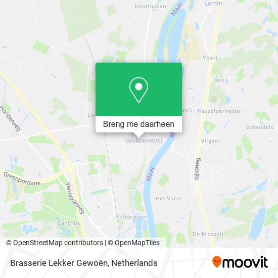 Brasserie Lekker Gewoën kaart