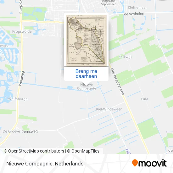 Nieuwe Compagnie kaart