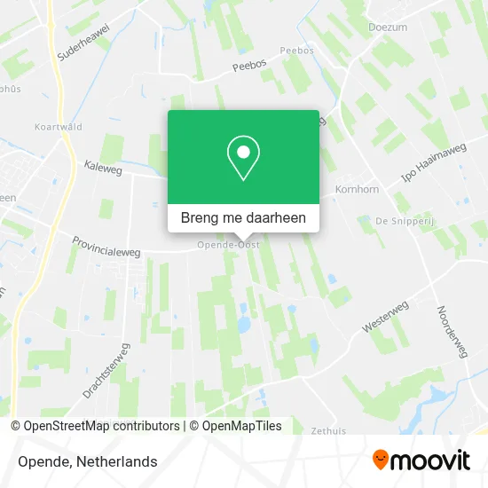 Opende kaart