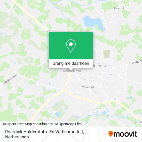 Roerdink Holder Auto- En Verhuurbedrijf kaart