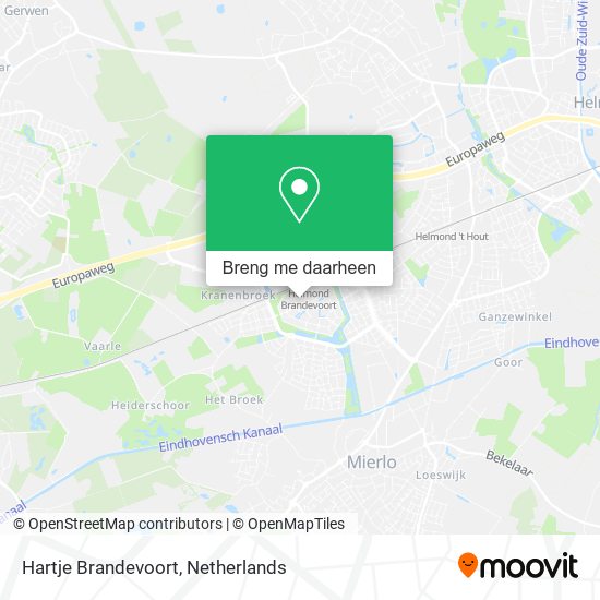 Hartje Brandevoort kaart