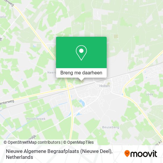 Nieuwe Algemene Begraafplaats (Nieuwe Deel) kaart