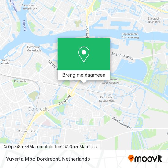 Yuverta Mbo Dordrecht kaart